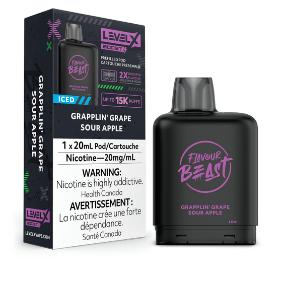 Level X Boost G2 25K Grapplin' Grape Sour Apple