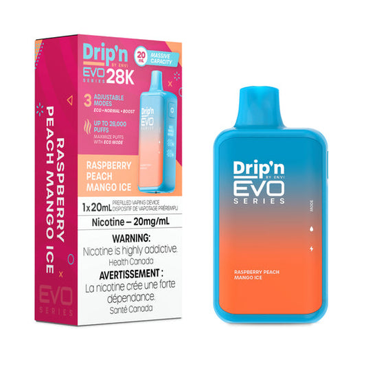Drip'n Evo 28K Raspberry Peach Mango Ice