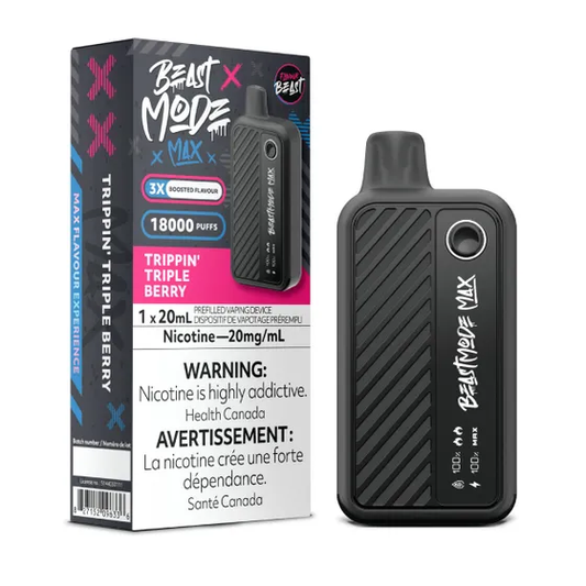 Flavour Beast Mode Max 18K Trippin' Triple Berry