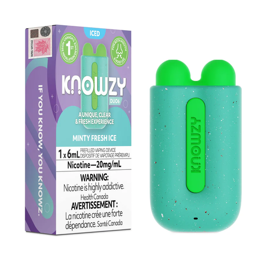 Knowzy Duo 6 Minty Fresh Ice