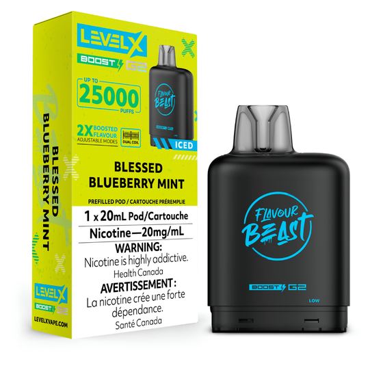 Level X Boost G2 25K Blessed Blueberry Mint