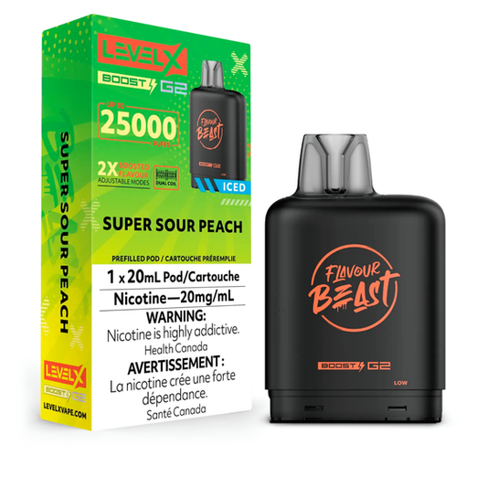 Level X Boost G2 25K Super Sour Peach