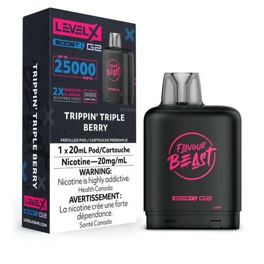 Level X Boost G2 25K Trippin Triple Berry